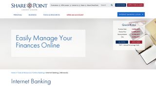 Internet Banking | Minnesota - Sharepoint Credit Union