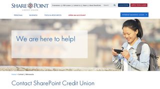 Contact | Minnesota - Sharepoint Credit Union