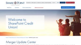 MERGER update center - Sharepoint Credit Union