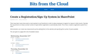 Create a Registration/Sign-Up System in SharePoint – Bits from the ...