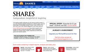 Shares Magazine | MoneyAM - Free Share Prices, Stock Quotes ...