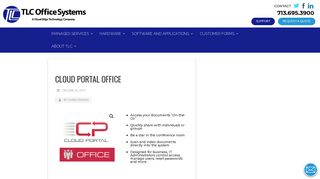 Cloud Portal Office - - TLC Office Systems
