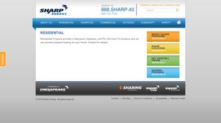 Sharp Energy Propane Company | Residential Propane Gas Systems ...