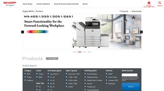 Sharp Digital MFPs / Printers | Sharp Global