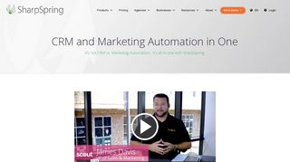 CRM Marketing Automation in One - SharpSpring