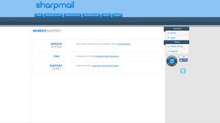Support - Sharpmail