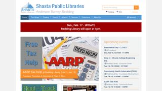 Shasta Public Libraries: Index