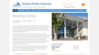 Redding Library - Shasta Public Libraries