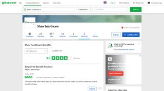 Shaw healthcare Employee Benefits and Perks | Glassdoor.co.uk