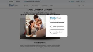 Shaw Direct On Demand