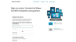 Sign Up, Get Started | Go WiFi - Shaw