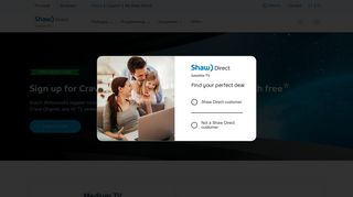 Shaw Direct - Direct Satellite TV in Canada, Satellite Provider - Shaw ...
