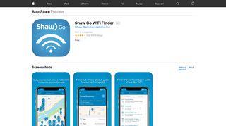 Shaw Go WiFi Finder on the App Store - iTunes - Apple