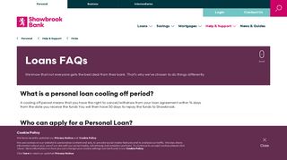 Personal Loans: Frequently Asked Questions - Shawbrook Bank