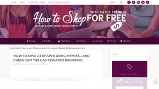 How to Save at Shaw's Using MyMixx….And Check out the Gas ...