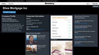 Shea Mortgage Inc: Company Profile - Bloomberg