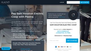 Pay Sam Houston Electric Coop with Plastiq
