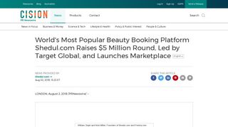 World's Most Popular Beauty Booking Platform Shedul.com Raises $5 ...