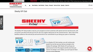 Sheehy VIP Club | Sheehy Toyota of Fredericksburg