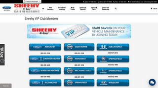 Sheehy VIP Club Members | Sheehy Ford Of Gaithersburg
