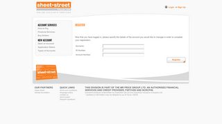 Register - Sheet Street