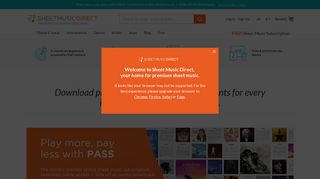 Sheet Music Direct: Download Sheet Music | Piano, Choral & More
