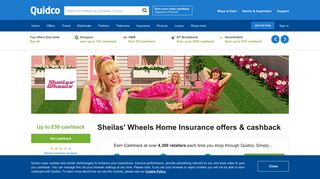Sheilas' Wheels Home Insurance Cashback, Voucher Codes ... - Quidco