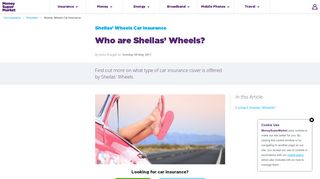 Sheilas' Wheels Car Insurance & Contact Details | MoneySuperMarket