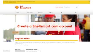 Register Shellsmart.com, and manage your Shell Bonus Card account ...