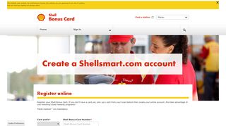 Register your Fuel Loyalty Card - Shell Bonus Card MO