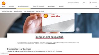 Shell Fleet Plus Card | Shell United States
