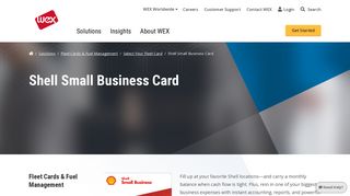 Shell Small Business Card | Fleet Cards & Fuel Management ...
