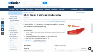 Shell Small Business Card review | finder.com