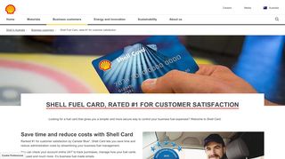 Shell Fuel Card | Save Time & Reduce Costs | Shell Australia