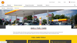 Shell fuel card | Shell United Kingdom