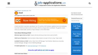 Shell Application, Jobs & Careers Online - Job-Applications.com