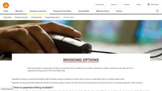 Invoicing options | Shell Global