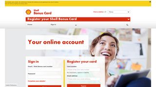 Sign in to my Account - Shell Bonus Card MO - CLUBSMART Online