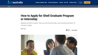 How to Apply for Shell Graduate Program or Internship - GradAustralia