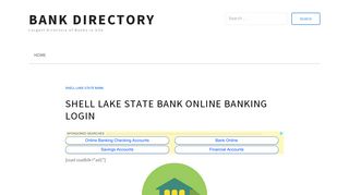 Shell Lake State Bank Online Banking Login | BankDir.US
