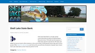 Shell Lake State Bank | City of Shell Lake