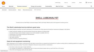 Shell LubeAnalyst | Shell Global