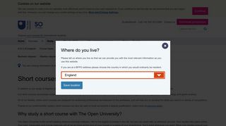 Short Courses - Distance Learning | The Open University