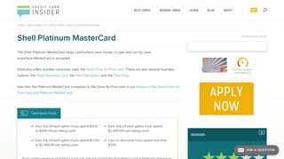 Shell Platinum MasterCard - Credit Card Insider