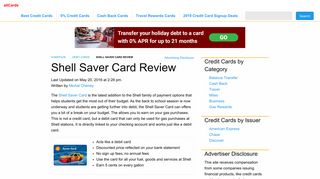 Shell Saver Card Review - allCards.com