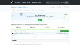 GitHub - guioconnor/Passwordless-SSH: Script to automate creation ...