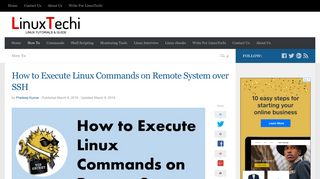 How to Execute Linux Commands on Remote System over SSH