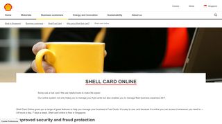 Shell card online | Shell Singapore