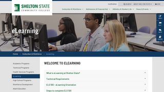 eLearning - Shelton State - Shelton State Community College