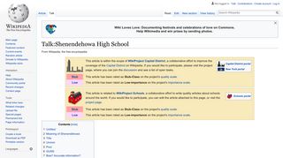 Talk:Shenendehowa High School - Wikipedia